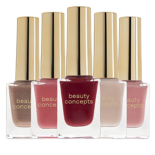 Beauty Concepts Nail Polish Collection 6 Piece Nail Polish Holiday