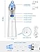Blackhead Remover Vacuum Pore Cleaner with 4 Multi-Functional Probes, Rechargeable Pore Cleaner Device for Facial Skin Treatment with 5 Adjustable Suction Power and Led Screen
