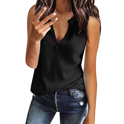 1 Sanyyanlsy+Womens+Reseau+V+Neck+Sleeveless