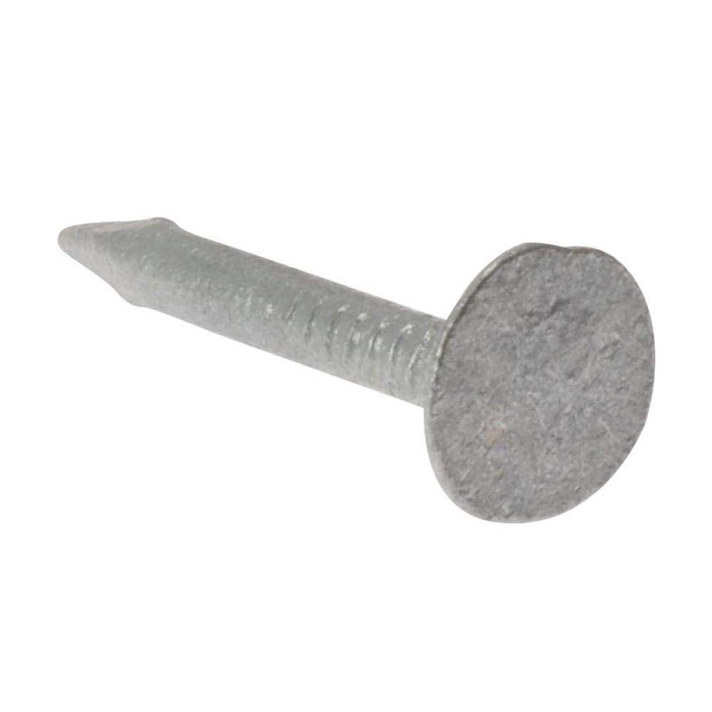 ForgeFix Clout Nails - Extra Large Head | 3.00 x 25mm | Galvanised | Bag 500gm