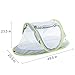 Summery Large Baby Portable Beach Play Tent Provide UPF 50+ Sun Shelter,Baby Travel Bed with Sleeping Pad,Cooling Mat and 2 Pegs,Lightweight Pop up Baby Mosquito Net
