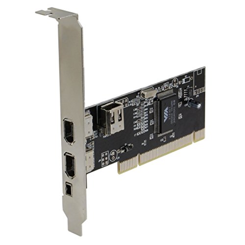 SEDNA - PCI 1394 ( Firewire ) 3 ports Adapter ( 2 X 6 Pin + 1 x 4 pin External, 1 x 6 Pin internal )