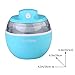 SunSir Mini (0.6 Quart/ 0.6L) Automatic Ice Cream Maker, Frozen Fruits Sorbet Maker, Ice Cream Machine for Kids With User Manual & Ice Cream Recipes- Own Healthy Ingredients
