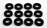 Isolate It!: Sorbothane Vibration Isolation Washer 50 Duro (.45" ID - 1" OD - .19" Deep) - 12 Pack