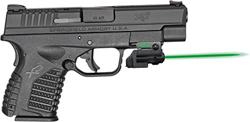 ArmaLaser TR37G Designed to fit Springfield XD-S XDS Ultra Bright Green Laser Sight Griptouch Activation