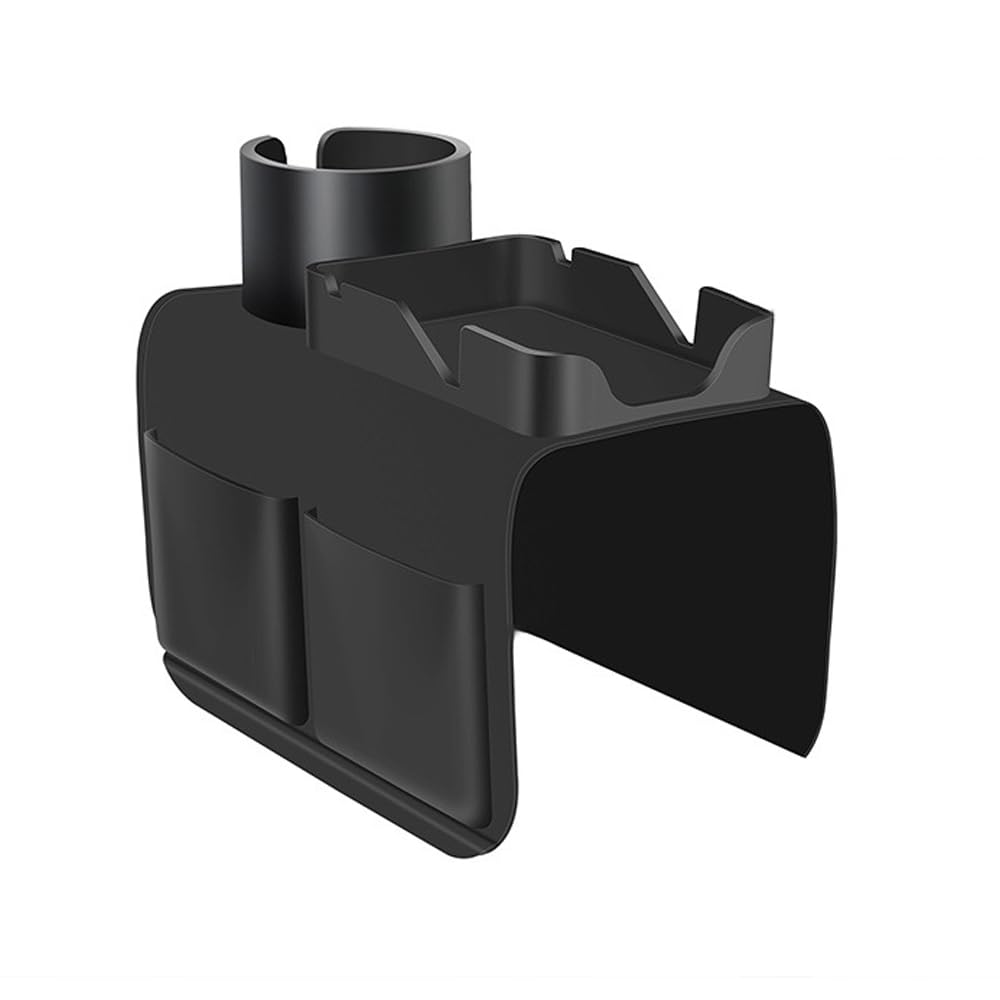 Hosoncovy Silicone Couch Drinking Cup Holder Tray with Side Pockets for Sofa Arm ，Couch Caddy Anti-Spill for Couch Arm Chair Recliner,Armrest Remote Control and Cellphone Organizer Holder