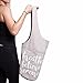 Shantarams Yoga Mat Bag by FREE BONUSES - SMALL TOWEL + Yoga exercise eBook included/Sling Tote Bag with side pocket and zipper pocket (Grey)