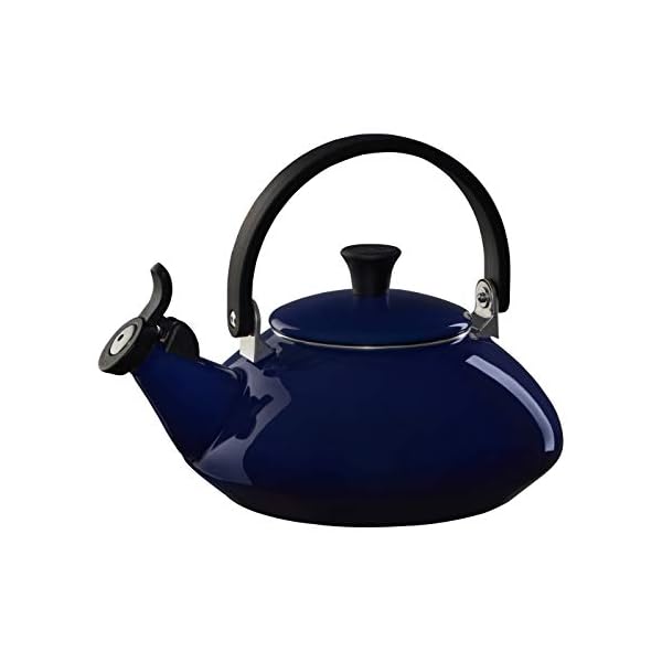 Le Creuset Enamel On Steel Zen Tea Kettle, 1.6 qt., Indigo The Home