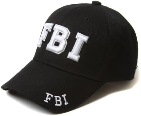 FBI : Federal Bureau of Investigation Adjustable Strap Hat - Black