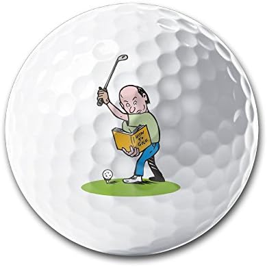 Golf Logo Cartoon Practice Thin Reduces Drag Men Women Kids Golf Ball Training Ball For Club Practice