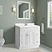 Design House 551333 31X19-Inch Marble Vanity Top with Bowl,White
