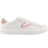 TRETORN Women's Hopper Sneakers, White/Pink, 6