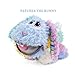 Zoomworks Stuffies Patches The Baby Plush Bunny With Secret Pockets and Friendship Bracelets