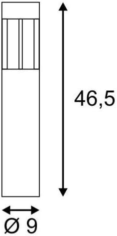 Amazon Prime - SLV LED Pollerleuchte SLOTS 45 | Design Außen-Standleuchte für nur 68,99€