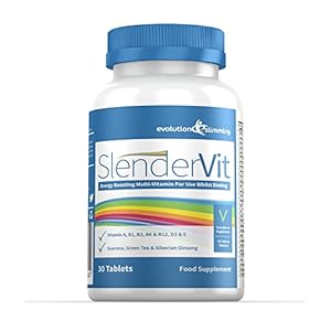 SlenderVit Weight Loss Support MultiVitamin, 30 Vegetarian Tablets, Evolution Slimming