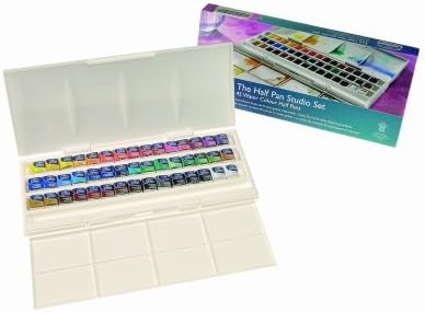 Winsor and Newton Cotman Studio - Caja de acuarelas (45 colores): Amazon.es: Hogar