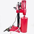 BLUEROCK Model 8Z1RB Concrete Core Drill with Rolling Base Stand 2400W Asphalt Masonry Diamond Drilling