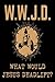 W.W.J.D. What Would Jesus Deadlift?: Christian Weightlifters Inspirational Gift Notebook by Creative Juices Publishing