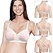 The Dairy Fairy Rose Pumping Bra Hands Free Nursing Bras for Breastfeeding, Soft Breast Feeding Bras for Women of All Body Types, Breast Pump Bra Essentials for Sleep, Maternity, Blush, Large