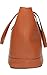 Covelin Women's Handbag Genuine Leather Tote Shoulder Bucket Bags Middle Capacity Brown