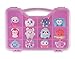Penguin Supply Cases Toys and Crafts Storage Organizer Case Box - Fits Up to 75 Mini Figures Threads in All Styles Shopkins, Twisty Petz, Num Noms, Pikmi Pops, CollEGGtibles and Others (Pink)
