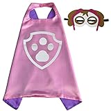 Whoopgifts Superhero Costumes Satin Cape with Felt Mask For Kids, 70cm x 70cm (Skye)