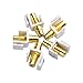 Cable Matters 5-Pack Gold-Plated RCA Keystone Jack Inserts in White