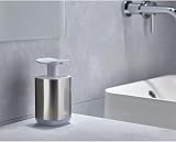 Joseph Joseph Presto Hygienic Soap Pump Dispenser, White/Stainless Steel view 3