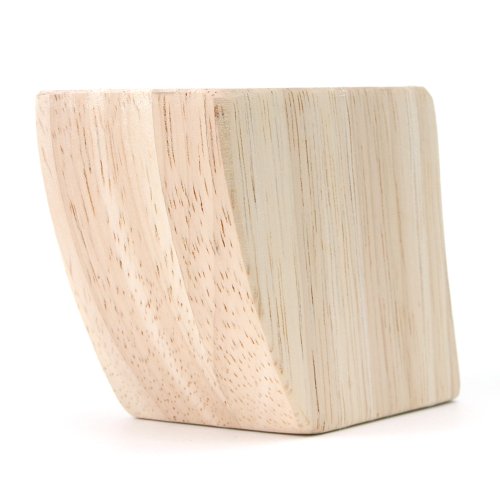 2 1/2 Inch Unfinished Curved Sofa Leg, Set of 2