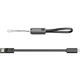 USB A to C Charger Cable, Portable Keychain 0.75ft Short Type-C Charging &amp; Data SYNC Nylon Braid Cord for power bank, Compatible with iPhone 15/15 Pro Max Galaxy S20 S10 S9 S8 and other usb c devices.
