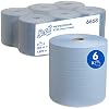 Scott Gerolde handdoeken 6668-6 x 304 m blauwe, 1-laags rollen,blauw