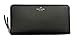 Kate Spade New York Neda Larcnmont Avenue Pebbled Leather Wallet Zip Around Black, Medium