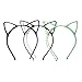 Manc GG Boutique Cat Ear Metal Headbands Headwear Hair Headband Accessories for Women and Girls 10PCS