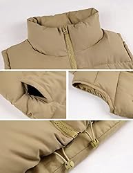Freyhem Puffer Vest Women Sleeveless Quilted Zip Up