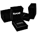 Nuncad Purple Tungsten Ring for Men 8mm Center Grooved Black Matte Finish Beveled Edge Size 7 to 12
