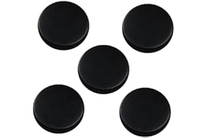 Shungite World Authentic Shungite Sticker for Phone Case Tablet Laptop Computer - Round Dot Healing Energy Shungite Stones Protection Plate with Carbon Fullerenes 5 Pack (Polished, 20 mm / 0.78")