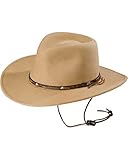 Stetson Men's Mountain View Crushable Wool Felt Hat - Swmtvw-813279 Sand