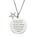 High Polished Stainless Steel Good Friends are Like Stars... Friendship Pendant Necklace & Gifts