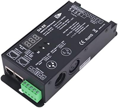 4 Channel 8A/CH DMX512&RDM Decoder Constant Voltage DC12-36V for RGBW RGB WW/CW Single Color LED Strip(4CH 8A DC12-36V )