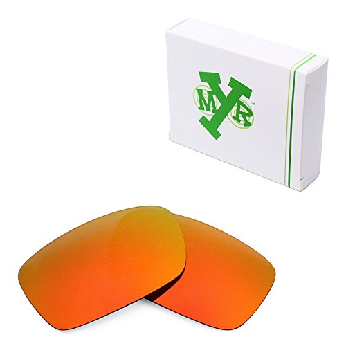 Mryok Polarized Replacement Lenses for Oakley Crankcase - Fire Red