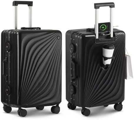 Amazon.com | TIYFIY Aluminum Frame Carry-On Luggage with TSA Lock
