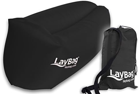 LayBag Air Chair - Lightweight Air Hammock and Waterproof Inflatable Lounger, Take this Inflatable Chair anywhere with the Free Carrying Bag