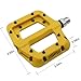 FOOKER MTB Pedals Mountain Bike Pedals 3 Bearing Non-Slip Lightweight Nylon Fiber Bicycle Platform Pedals for BMX MTB 9/16