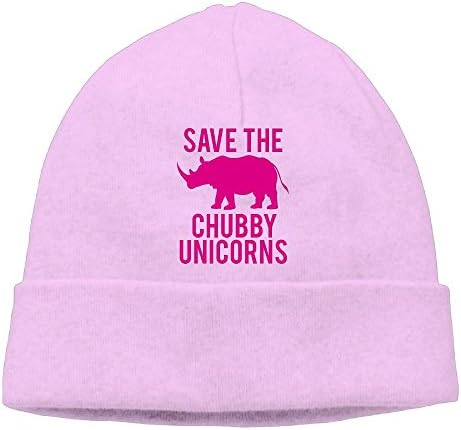 Uanjuzn Save The Chubby Unicorns Men/Women Cool Fashion Hedging Hat Wool Beanies Cap Pink