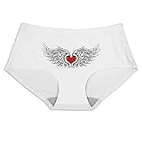 Jnums Cunme Heart Middle A White Wings Good Feeling Underwear Women Girl Medium