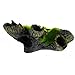 Julyshop Aquarium Rock Cave Decoration with Green Grass for Fish Shrimp Hiding