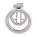 TERNENCE Medical Grade Stainless Chastity Device Male Cock Cage Adult Game Sex Toy D045 (1.77 inch / 45mm)