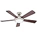 Hunter Palermo Indoor Ceiling Fan with LED Light and Remote Control, 52