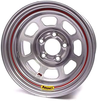 BASSETT D-Hole 15x8" 5x5.00 Silver Wheel P/N 58D52IS