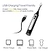 Sonic Electric Toothbrush Deep Clean as Dentist Sonicare Rechargeable Waterproof Toothbrush 5 Modes 2 Replacement Heads Tongue Brush by YASI (Black)